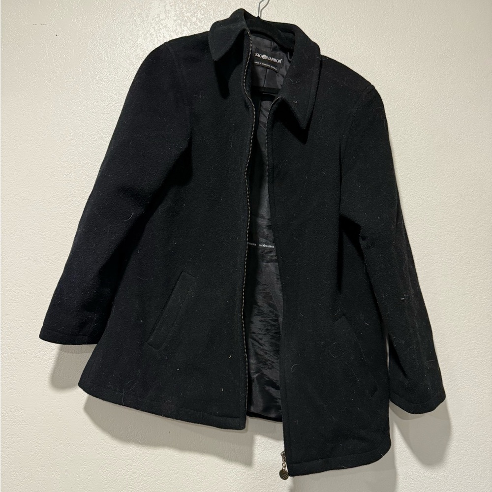Black Woolrich Coat